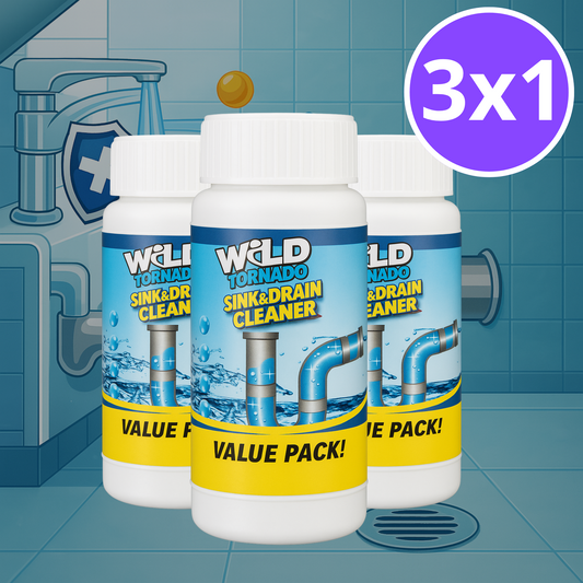 3X1 Destapador De Cañerías Ultra Potente WildTornado™