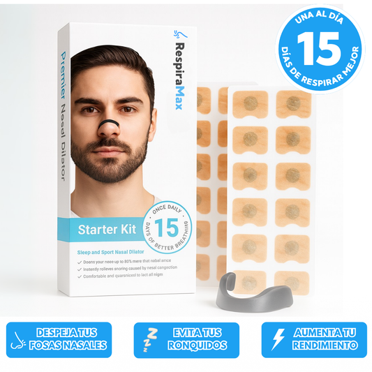 Tiras Nasales Profesionales Kit 30 Parches + 4 Niveles