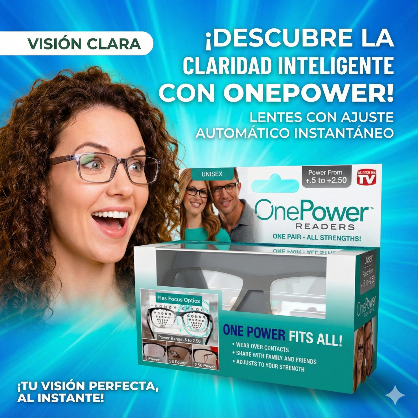 Lentes Ópticos Inteligentes Graduación Automática